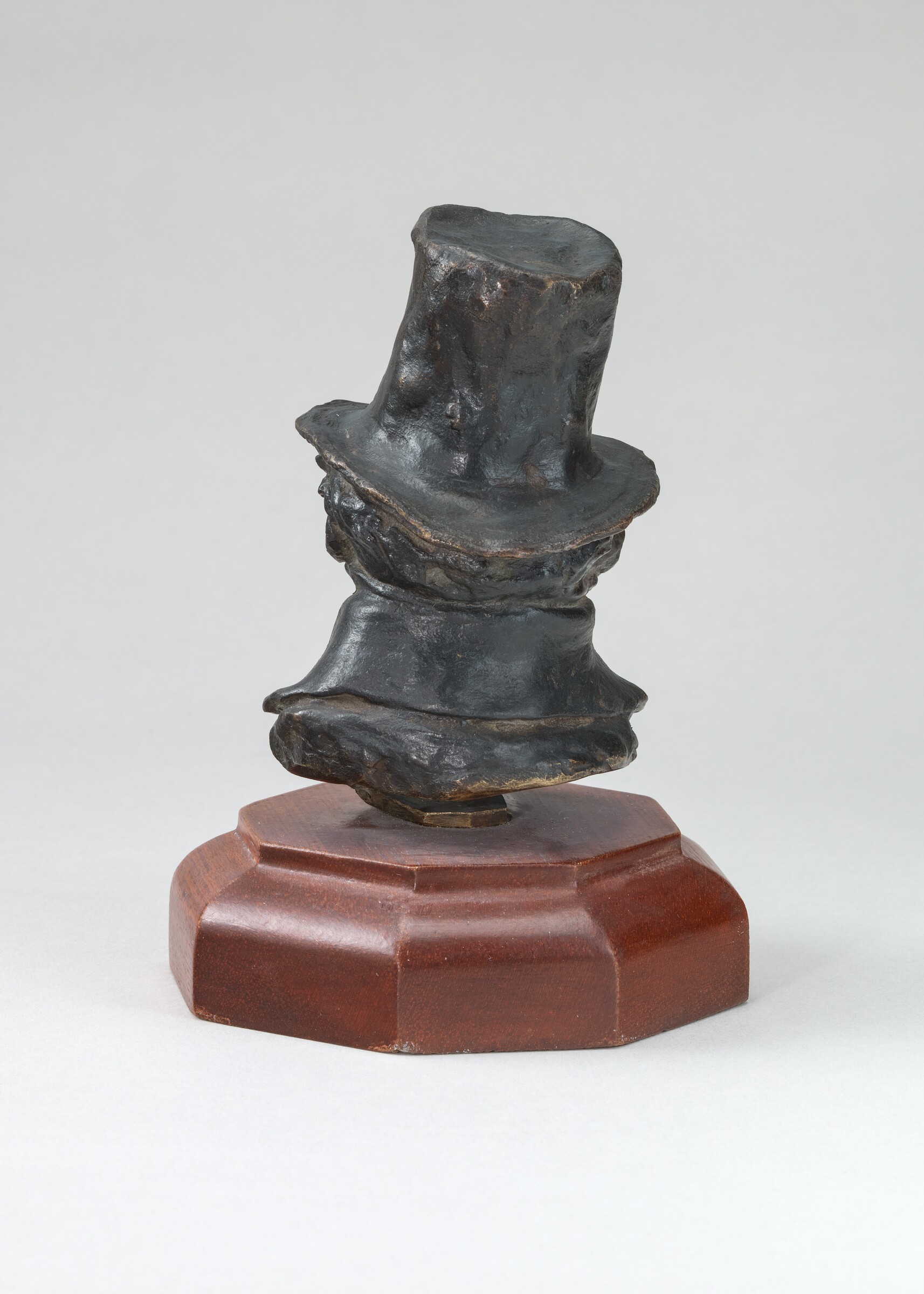 Man in a Tall Hat, Imitator of Honoré Daumier, model possibly 1830s, cast 1944/1950