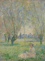 Woman Seated under the Willows, Claude Monet, 1880