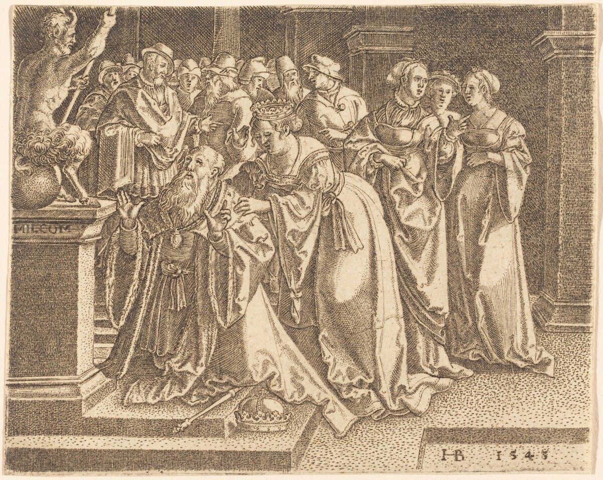 Solomon Worshipping Idols