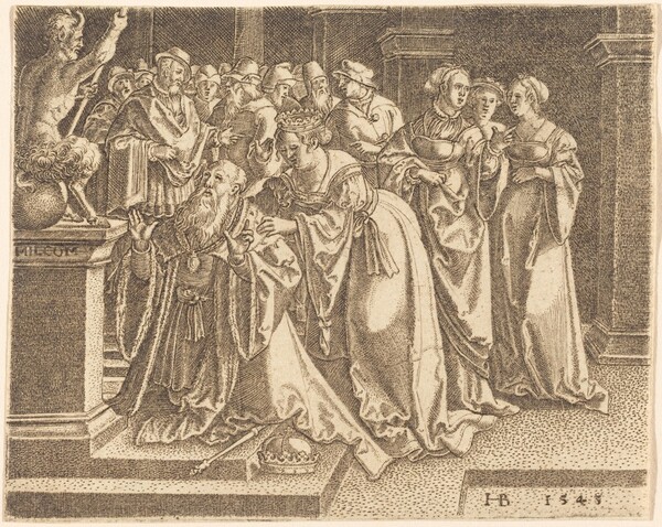 Solomon Worshipping Idols
