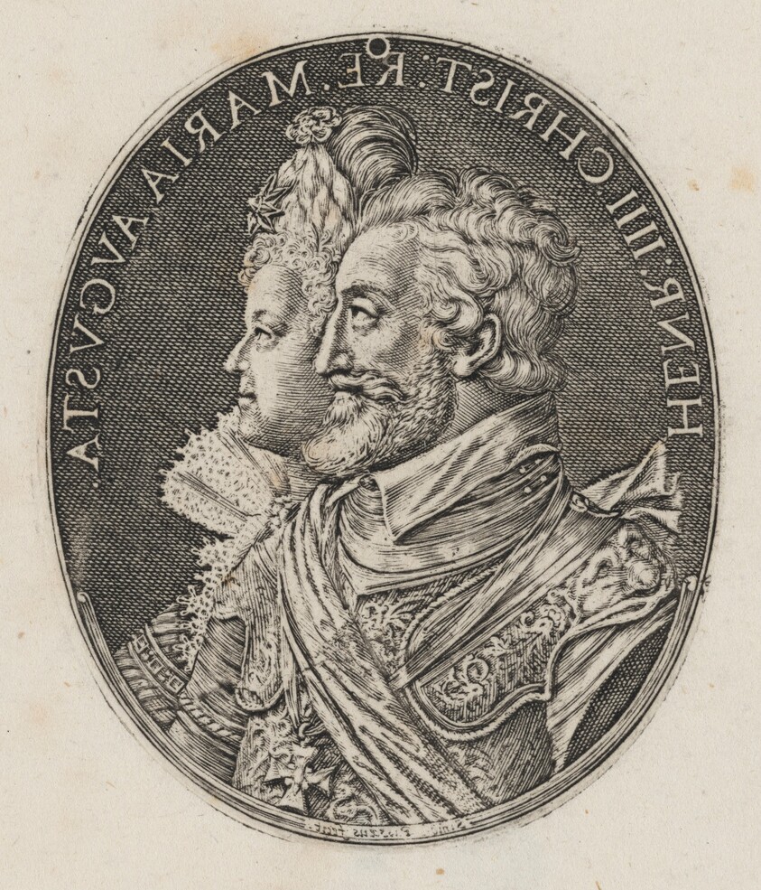 Henry IV and Maria de Medici [left half]