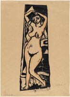 Standing Nude, Erich Heckel, 1911