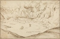 Forum Vulcani: The Hot Springs at Pozzuoli, Joris Hoefnagel, 1578