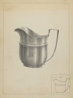 Silver Creamer, Simon Weiss, 1936