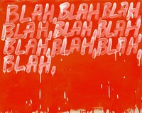 Blah, Blah, Blah, Mel Bochner, 2011