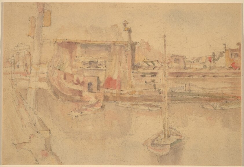 Untitled (Harbor Scene)