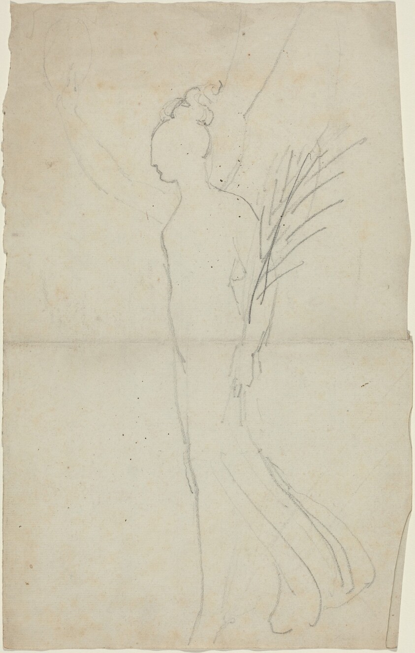 Striding Female with Palm