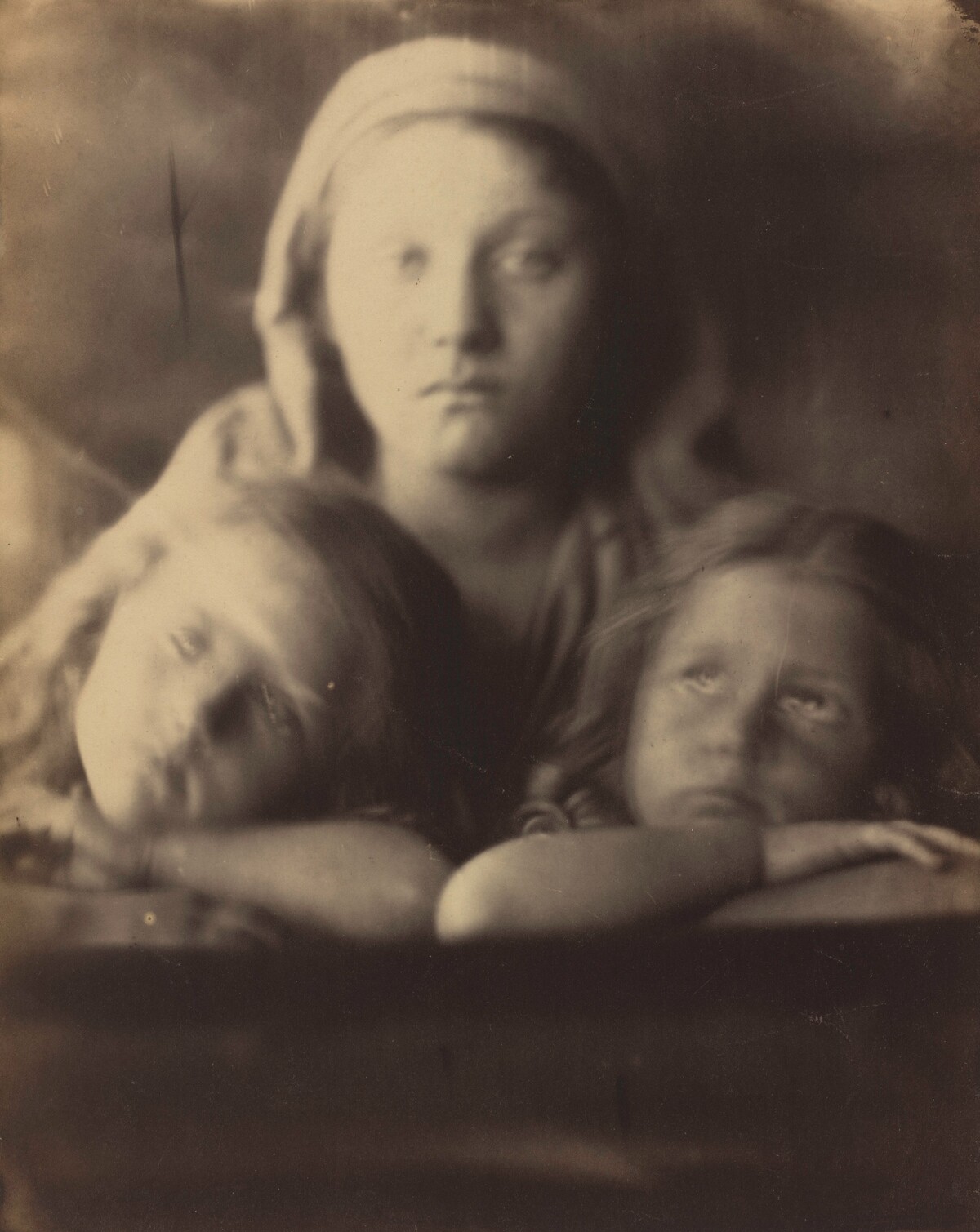 Mary Hillier and Two Children