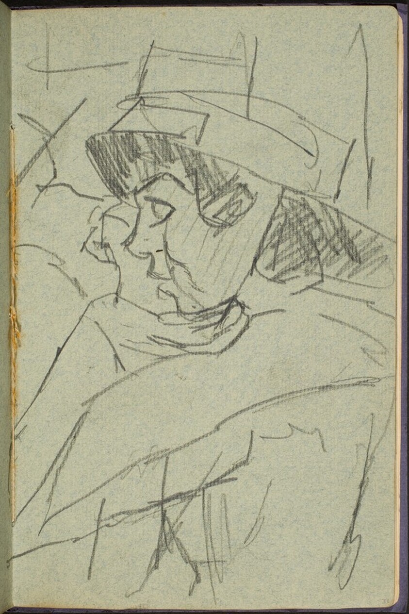 Frau mit Hut (Woman with a Hat) [p. 33]