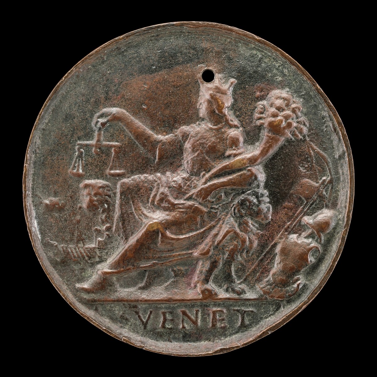 Seated Figure of Venetia [reverse]