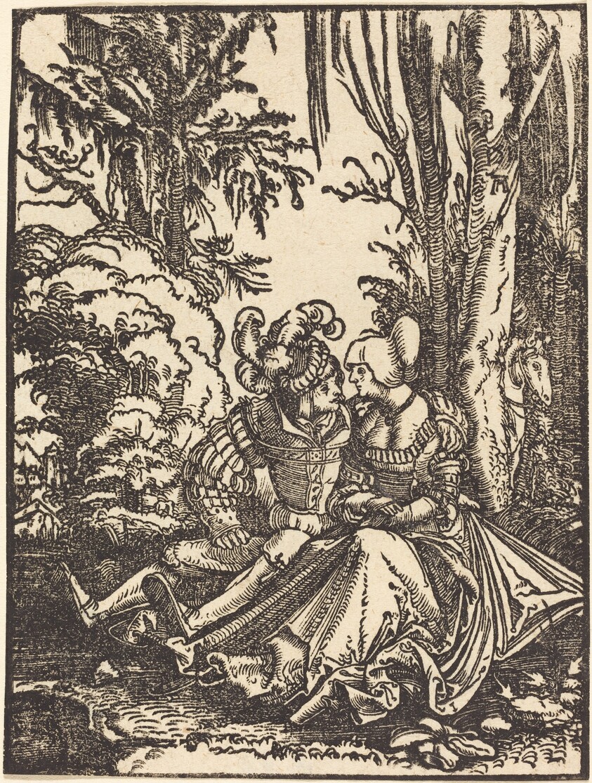 Pair of Lovers in a Landscape