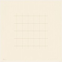 On a Clear Day XXX, Agnes Martin, 1973