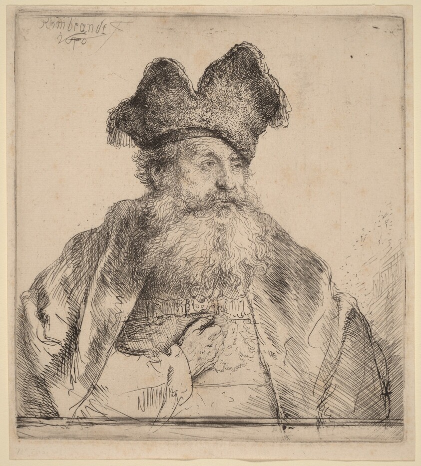 Old Man with a Divided Fur Cap