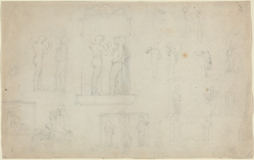 Sheet of Sketches [recto and verso]