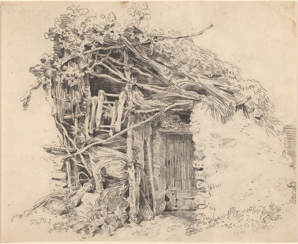 Corner of a Rustic Barn