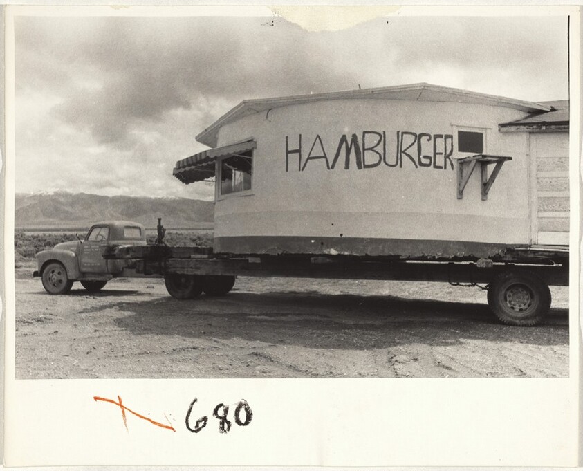 Hamburger stand on truck--Salt Lake City, Utah