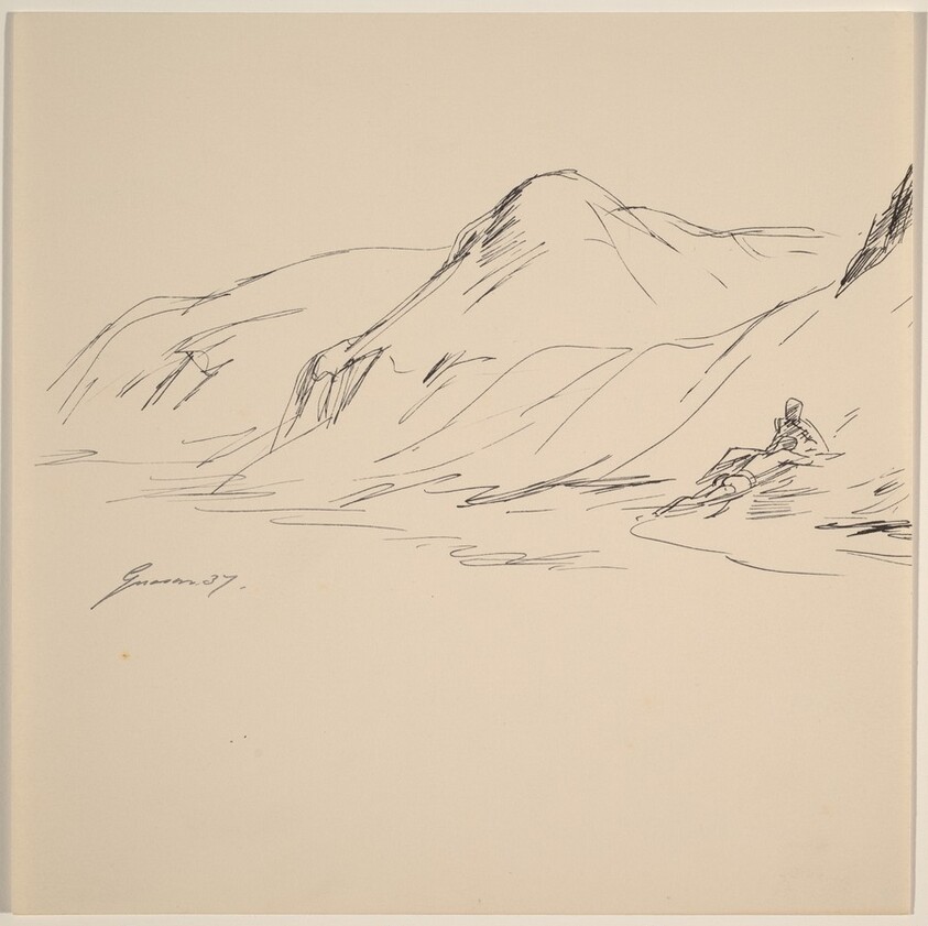 Two People on Sand Dunes