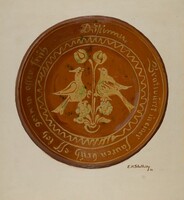 Plate, Eugene Shellady, 1936
