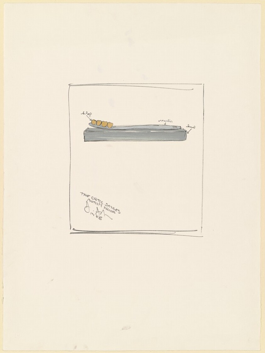 The Critic Smiles [artist's proof]