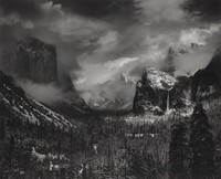Clearing Winter Storm, Yosemite National Park, California, Ansel Adams, 1944, printed 1980