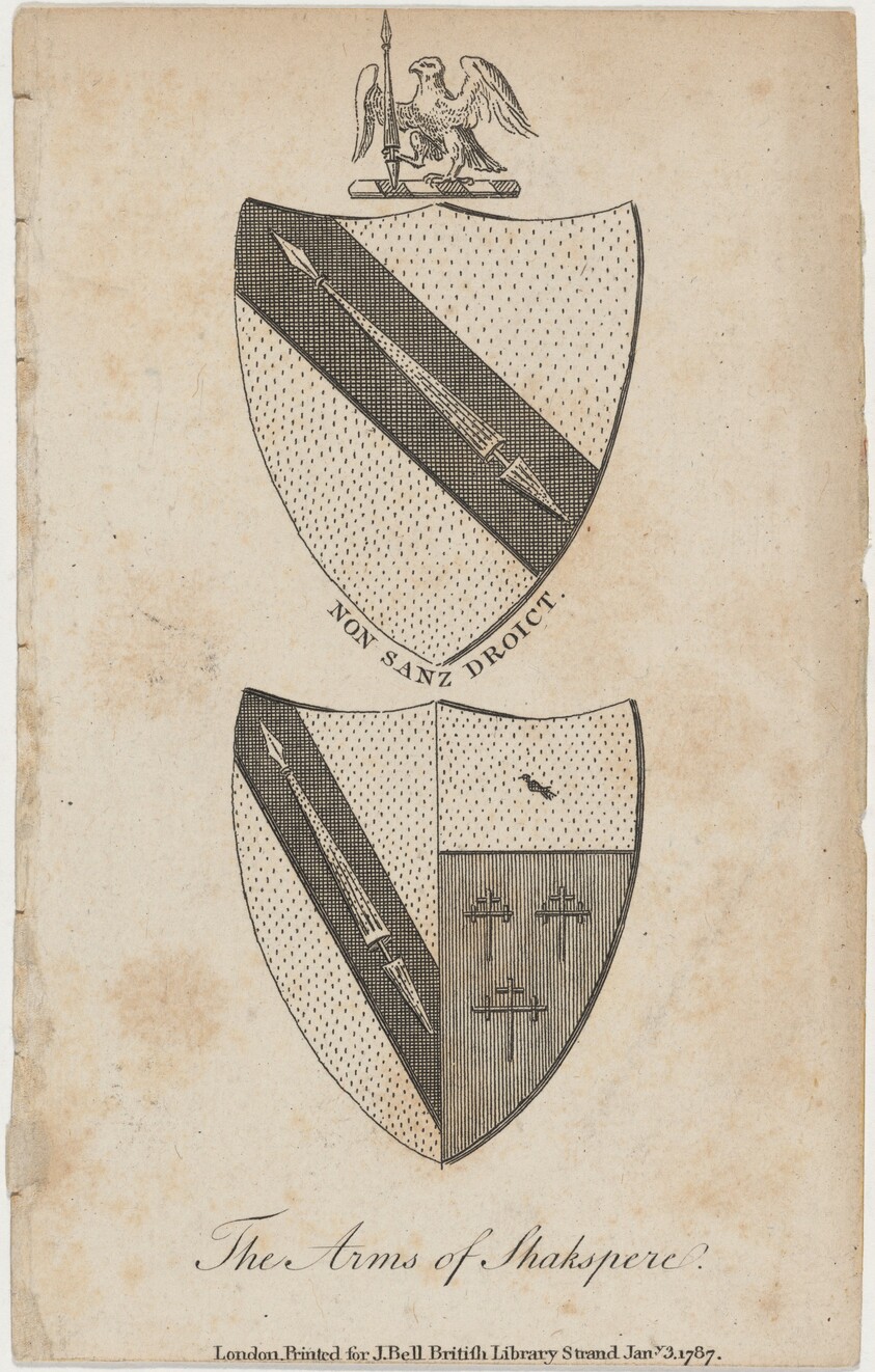 Coat of Arms of Shakespeare