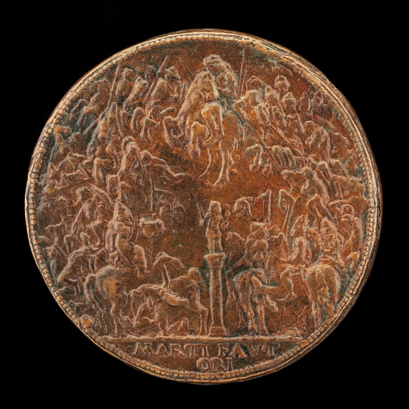 Cavalry Battle between the Hungarians and the Turks [reverse]