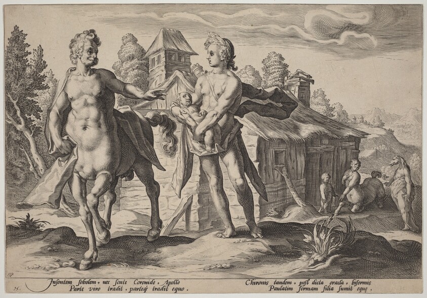 Apollo Entrusting Chiron with the Education of Asclepius