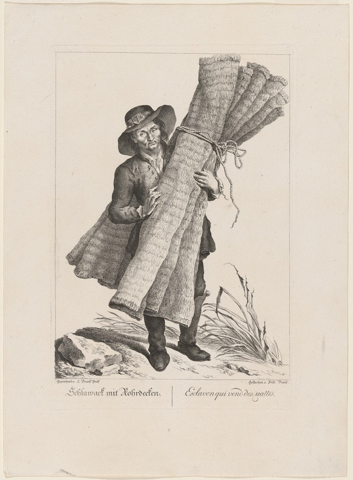 Schlawack mit Fohrdecken (Slavic Mat Seller)