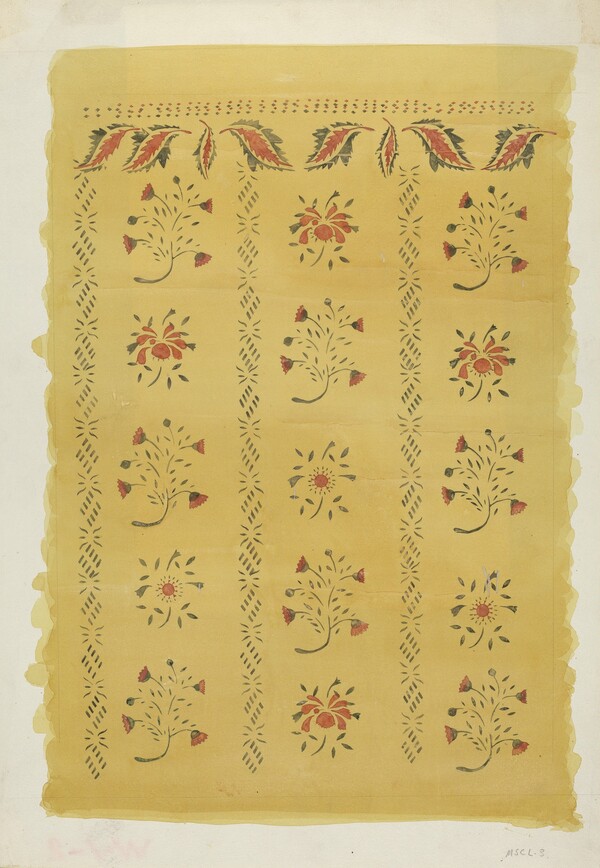 Stencilled Wall