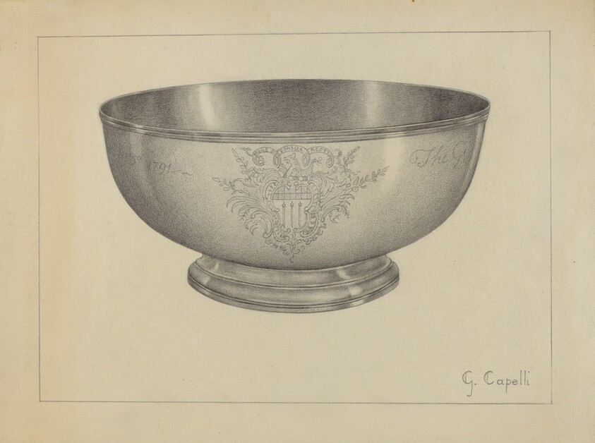 Silver Baptismal Bowl
