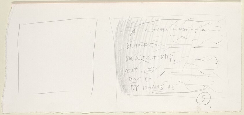 Sketch for "The Sharing of Nameless"