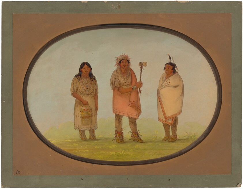 Three Piankeshaw Indians
