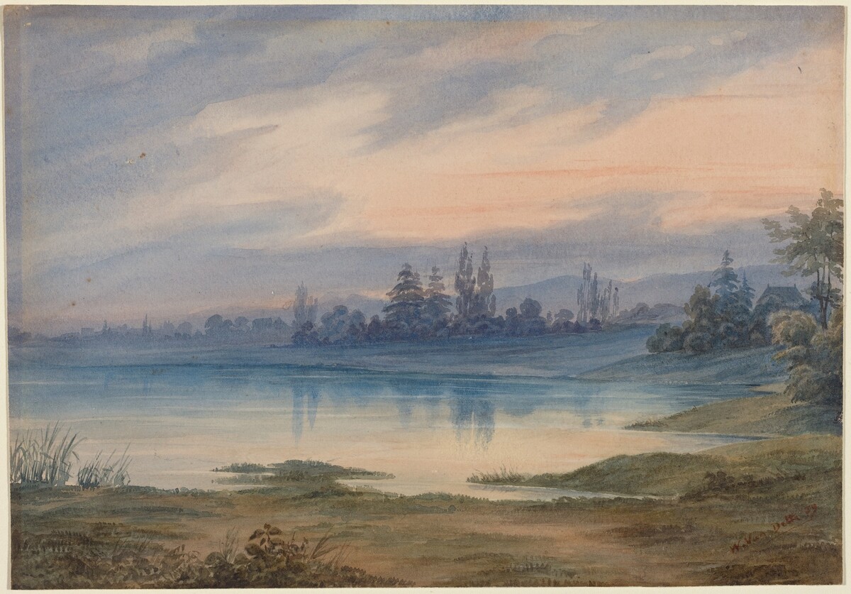 Landscape near Strasbourg Looking toward St. Gall