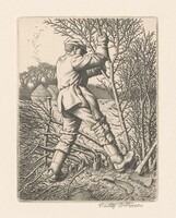 Hedge Laying, Stanley Anderson, 1945