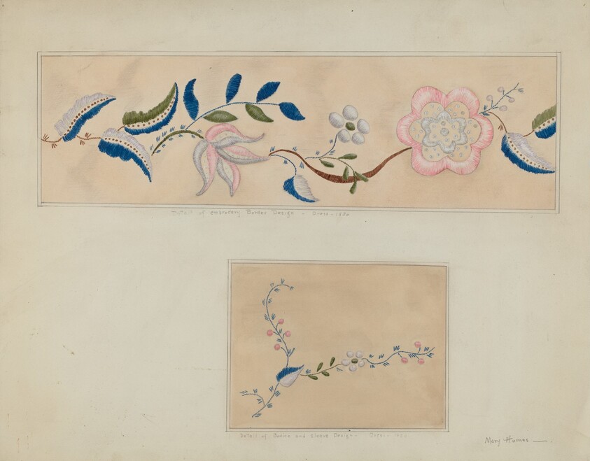 Embroidery - Detail of Child's Dress