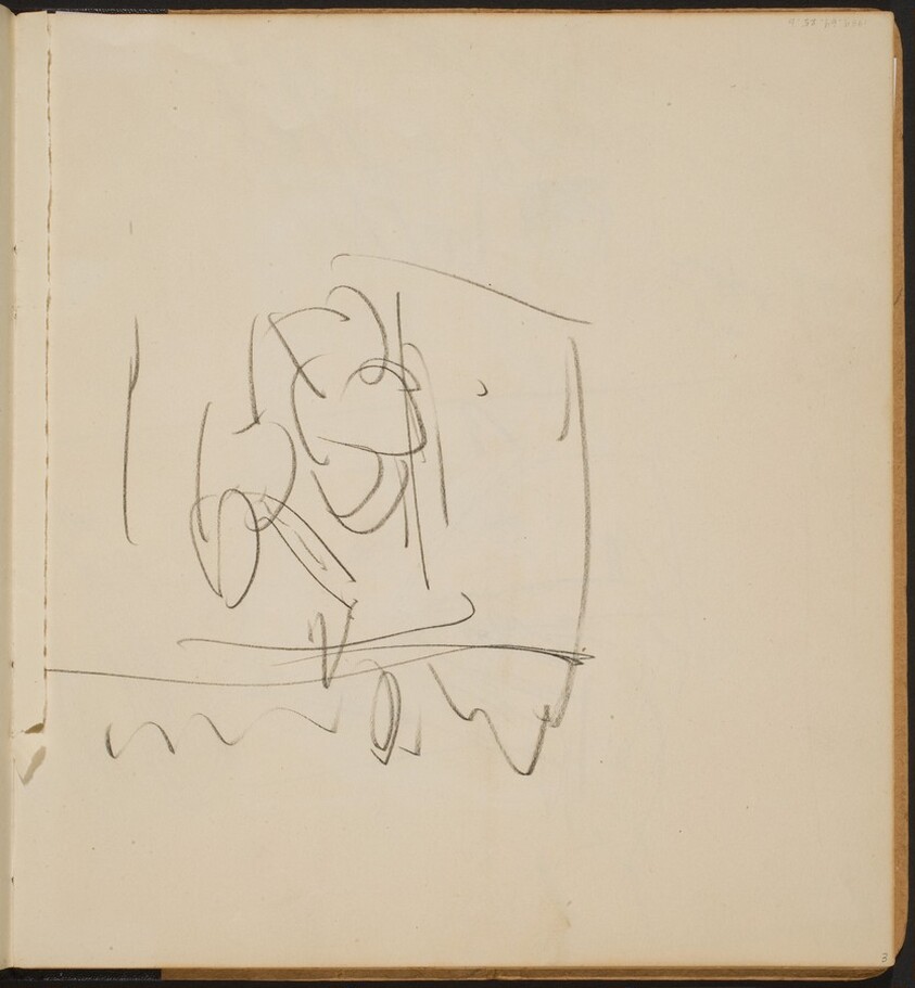 Begonnene Skizze (Unfinished Sketch) [p. 3]