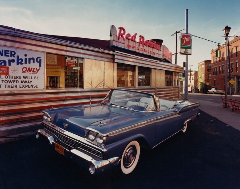 1959 Ford Skyliner, Red Robin Diner, Johnson City, New York