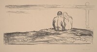 Moonrise, Edvard Munch, 1908/1909