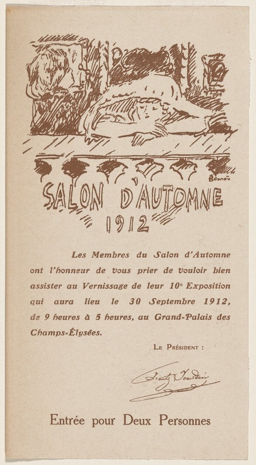Salon d'Automne: Invitation