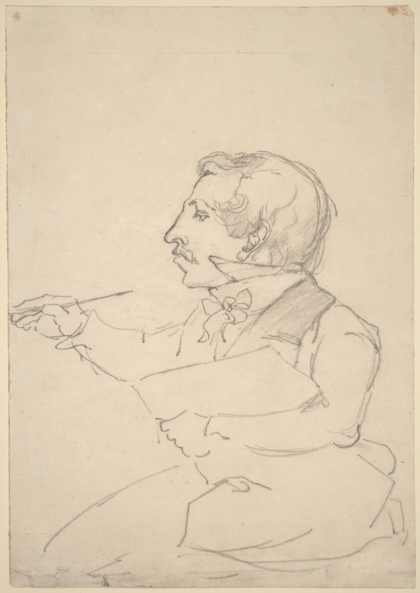 Eastman Johnson Sketching