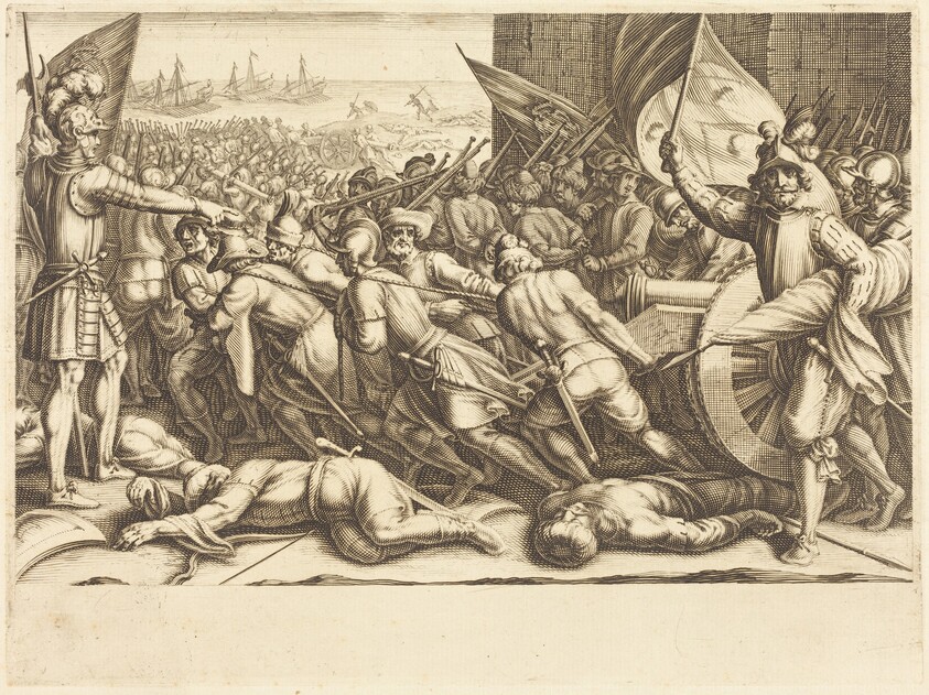 The Re-embarkation of the Turks