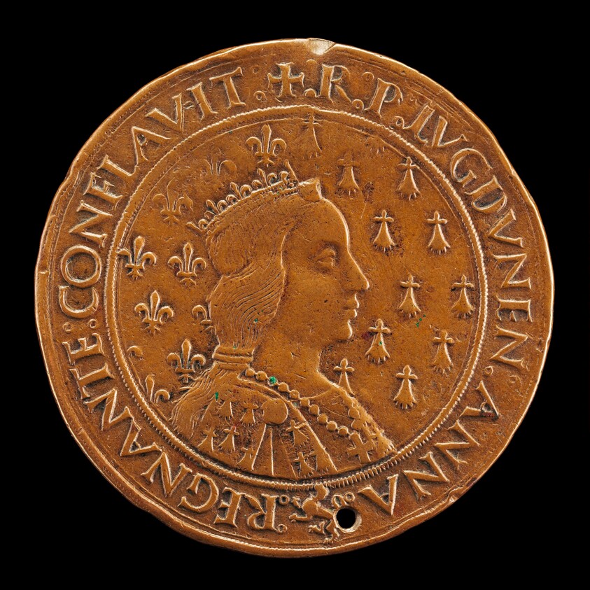 Anne of Brittany, 1477-1514, Wife of Charles VIII 1491 [reverse]