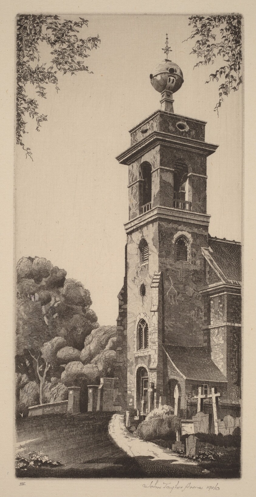 Stranger in England, St. Lawrence, West Wycombe, Buckinghamshire