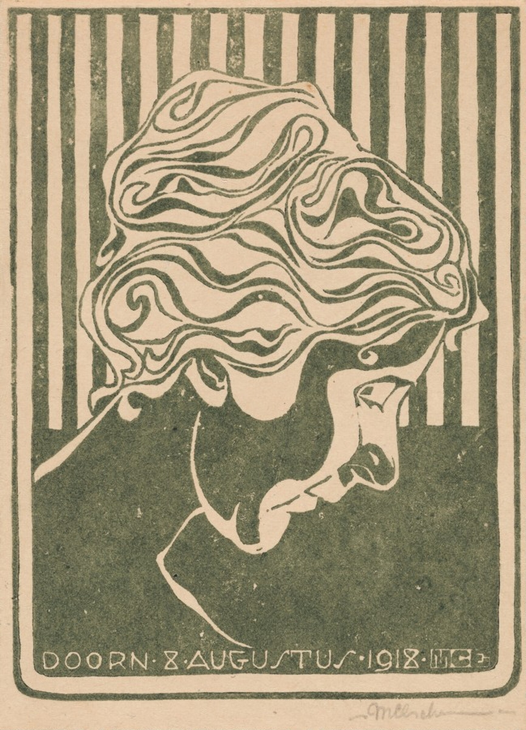 Fiet van Stolk-Van der Does de Willebois, M.C. Escher, 1918