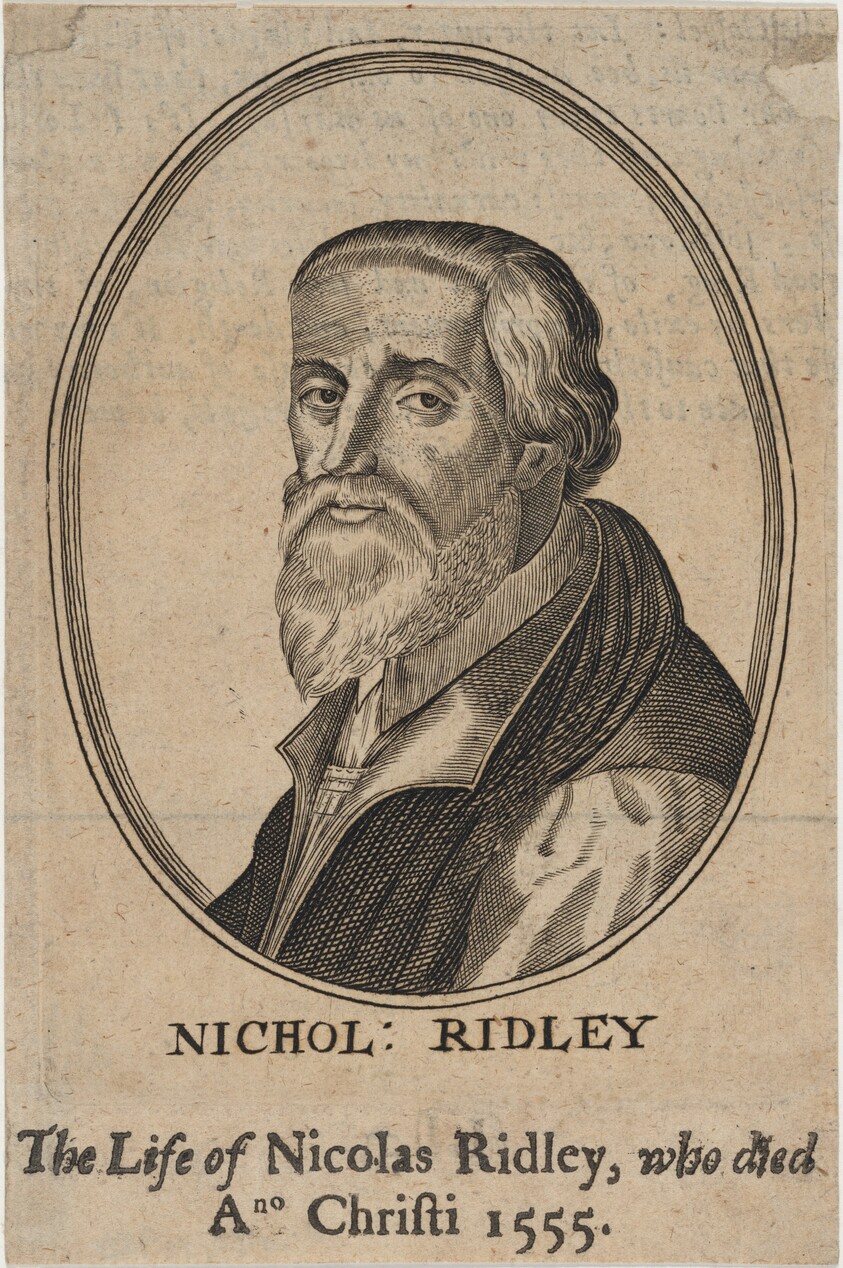 Nicholas Ridley, D.D., Bishop of London, Martyr
