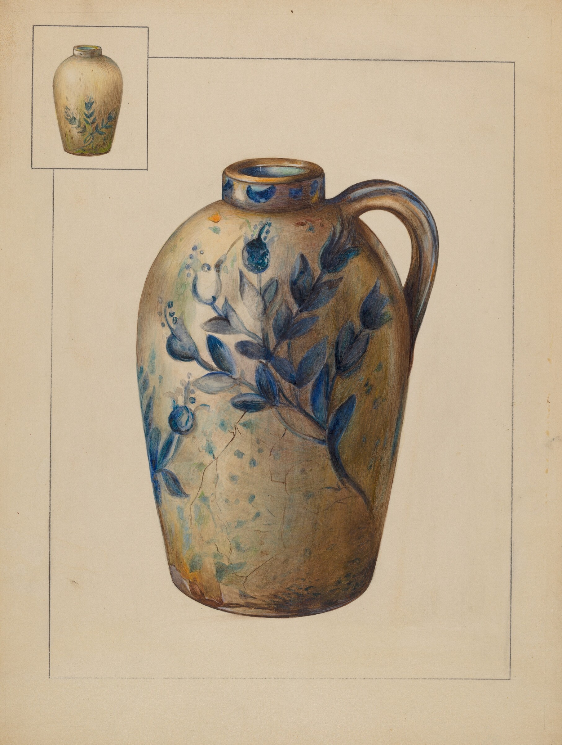 Jug, Anna Aloisi, c. 1936