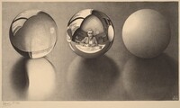 Three Spheres II, M.C. Escher, 1946