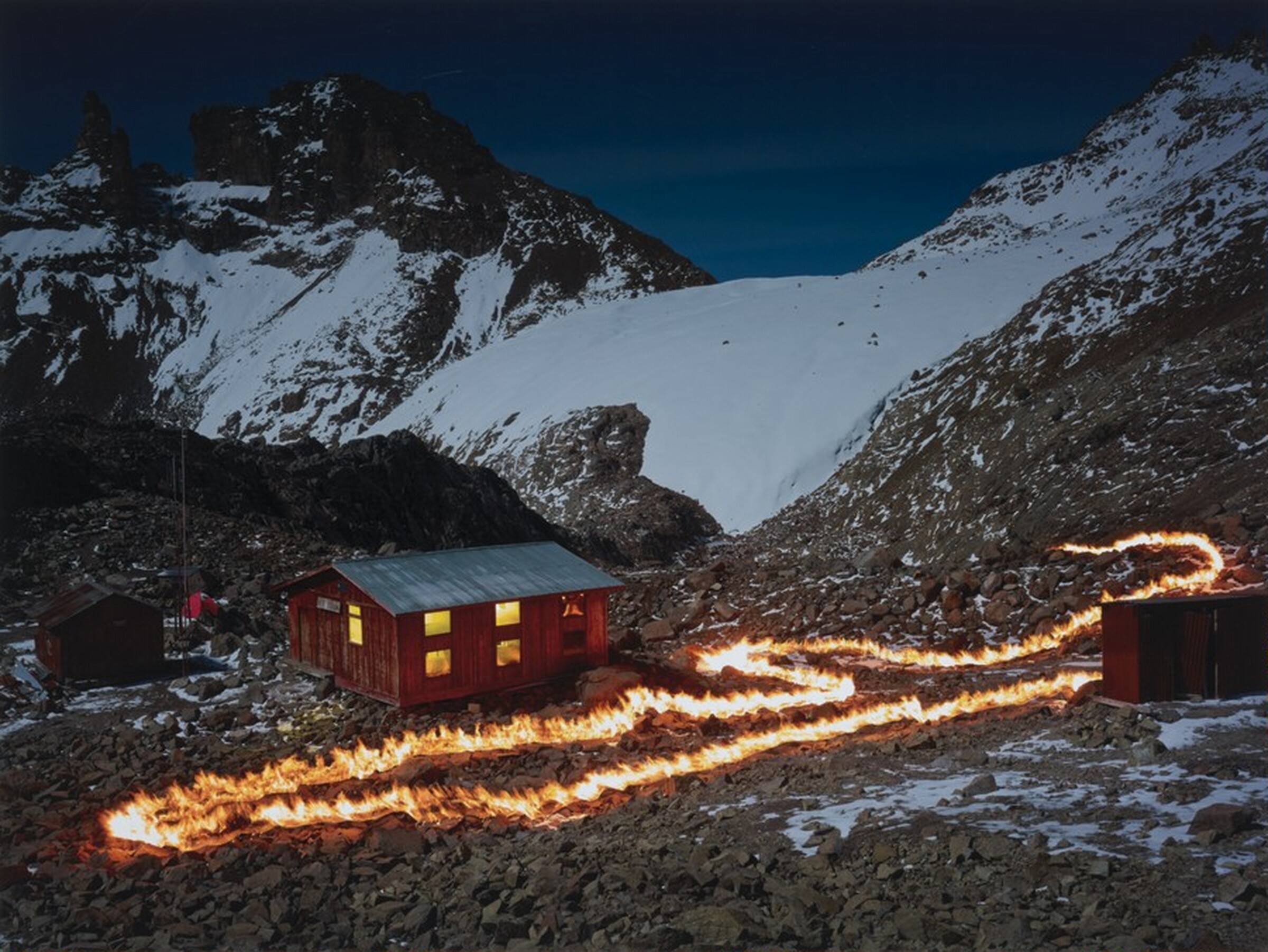 The Lewis Glacier, Mt. Kenya, 1963 (A), Simon Norfolk, 2014, printed 2015