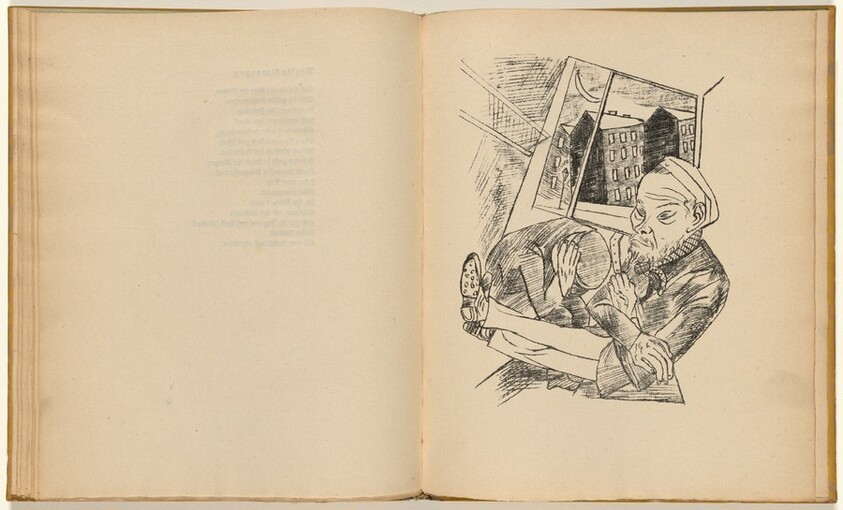 Vorstadtmorgen (Suburban Morning) (plate 4) from Stadtnacht (City Night)