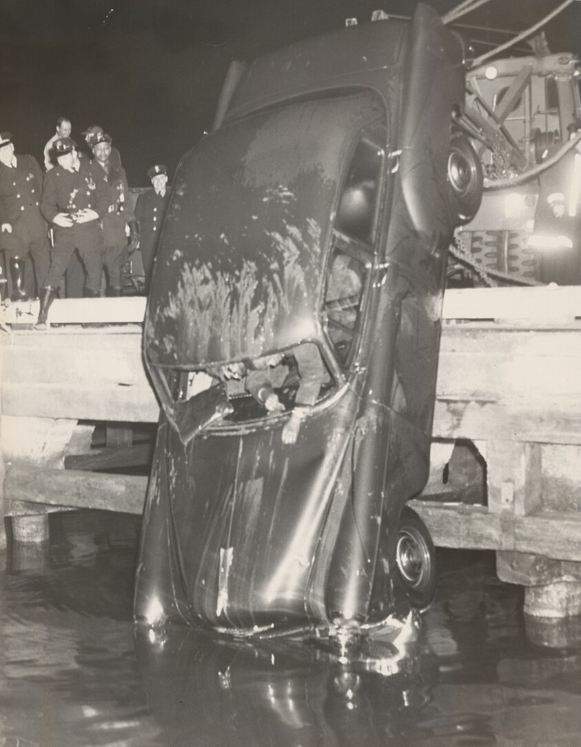 Car Pulled Out of the Washington Channel, Seventh Street Wharf, Washington, D.C.